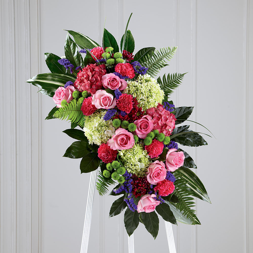 Refreshing Mix Standing Spray – Flowers Within Hours, Palos Heights IL