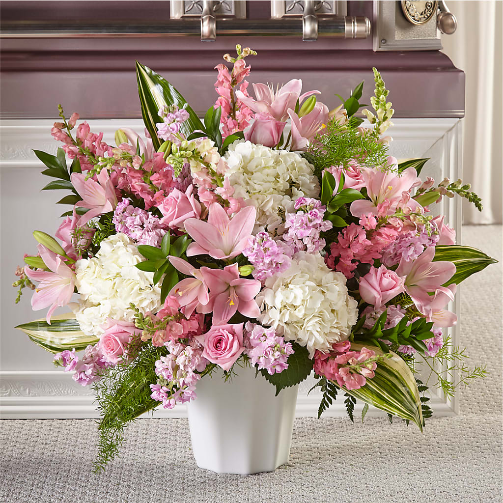 Simply Serene Floor Basket – Flowers Within Hours, Palos Heights IL