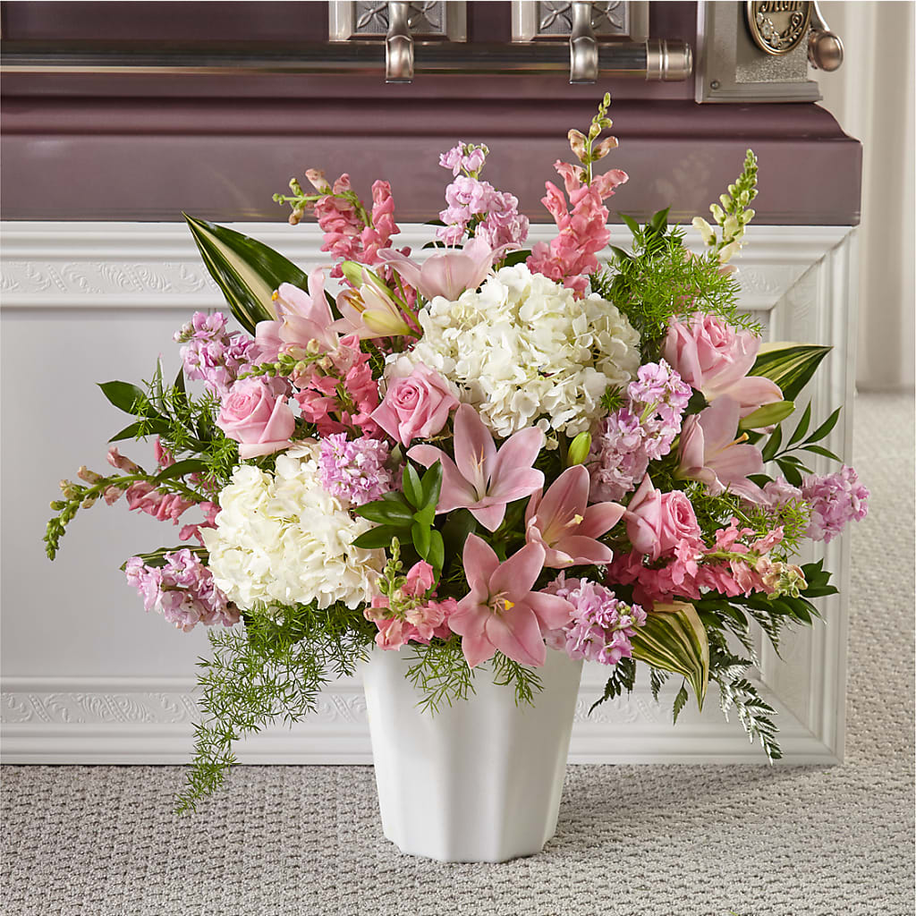 Simply Serene Floor Basket – Flowers Within Hours, Palos Heights IL