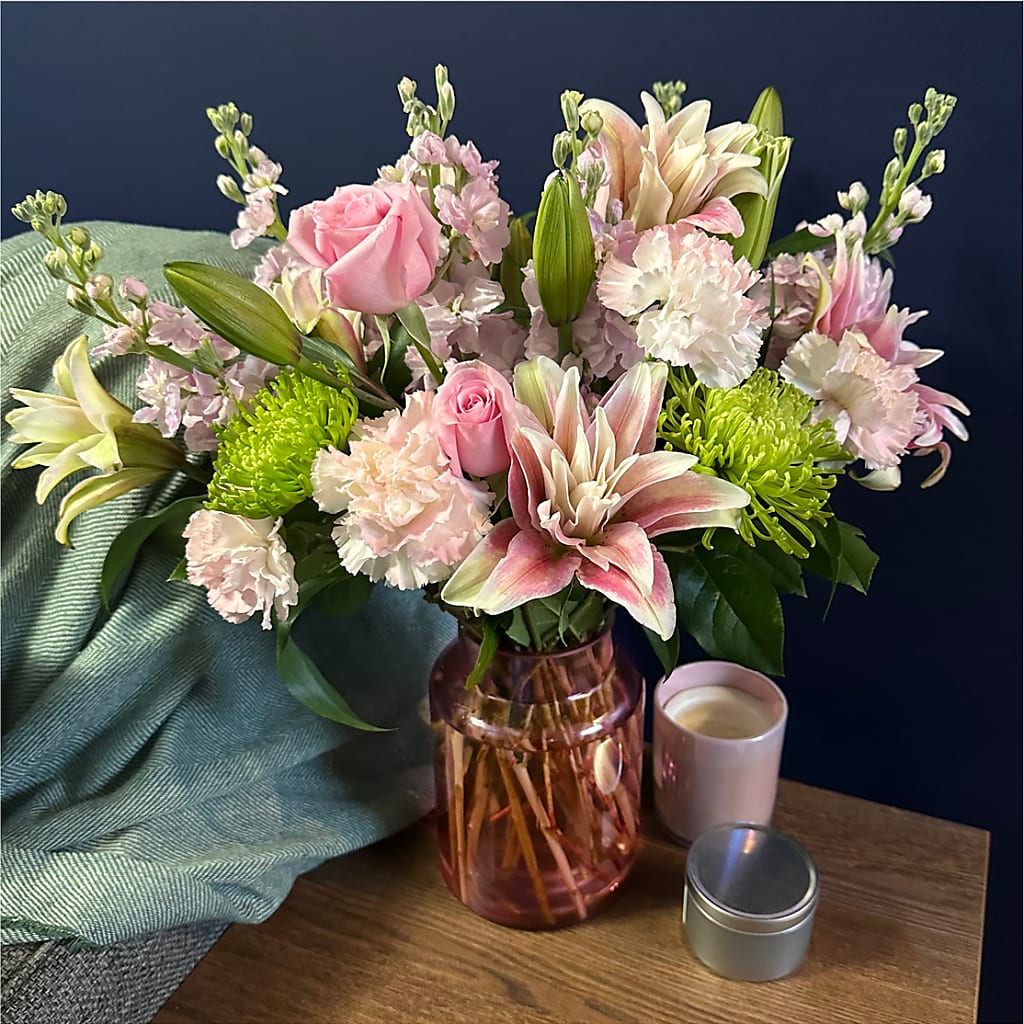 Pretty in Pink Bouquet – Flowers Within Hours, Palos Heights IL