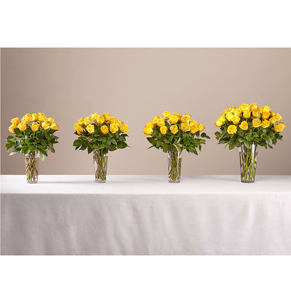Long Stem Yellow Rose Bouquet –  Flowers Within Hours, Palos Heights IL
