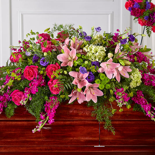 Radiant Tribute Casket Spray –  Flowers Within Hours, Palos Heights IL