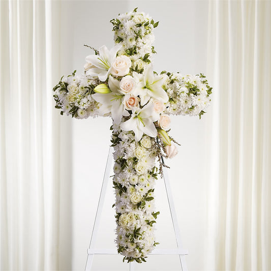 Spiritual Guidance Standing Spray –  Flowers Within Hours, Palos Heights IL