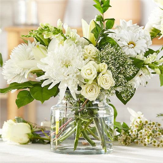Classic Ivory – A Florist Original –  Flowers Within Hours, Palos Heights IL